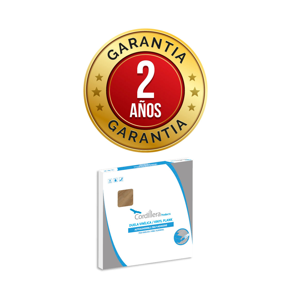 Piso Vinílico MÁRMOL ÉBANO AUTOADHERIBLE caja por 5.04 m2 (24 piezas) medidas 45.7x45.7 cm espesor 2 mm