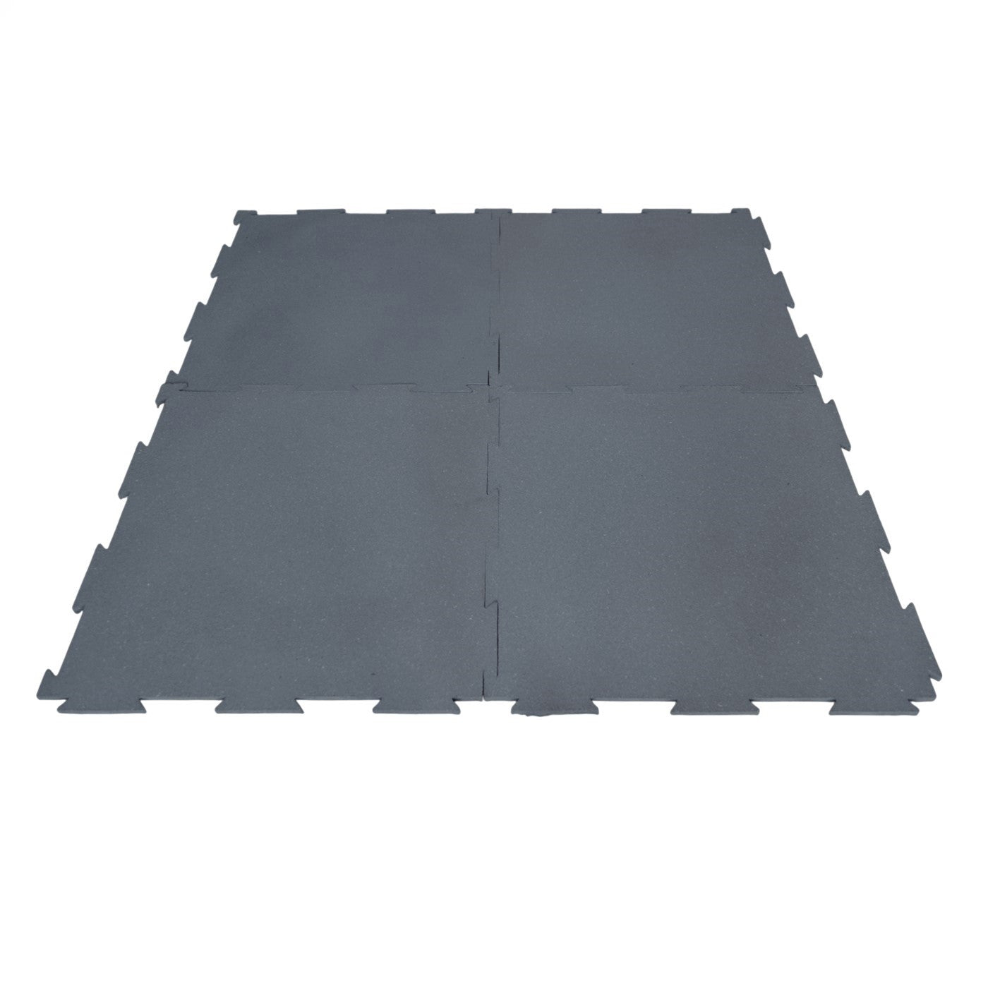 Piso de Caucho 50x50cm 7mm encastrable 1 m2 Gris