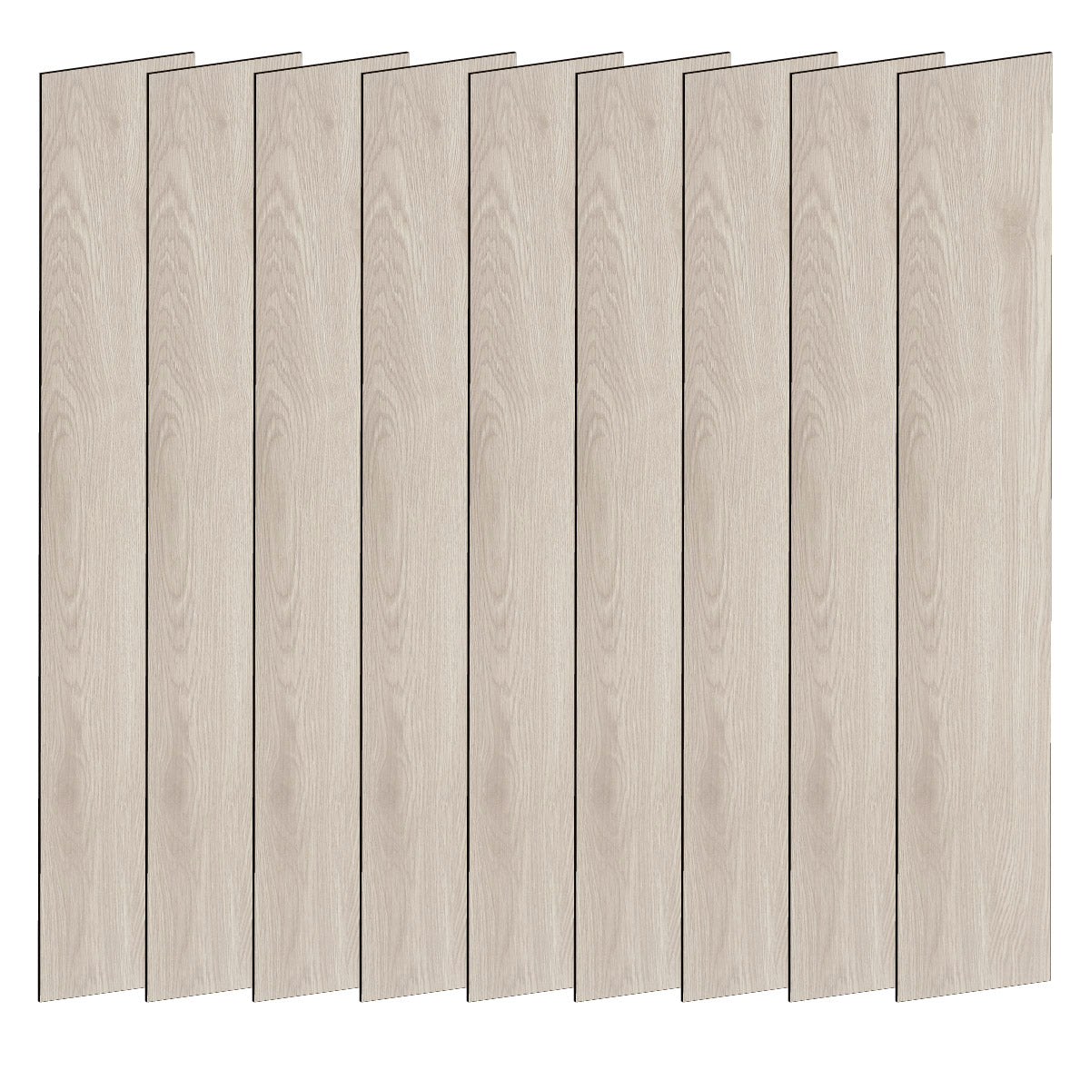 Piso Vinílico GRIS ARTICO AUTOADHERIBLE caja por 5.01 m2 (36 duelas) medidas 91.4x15.4 cm espesor 2 mm
