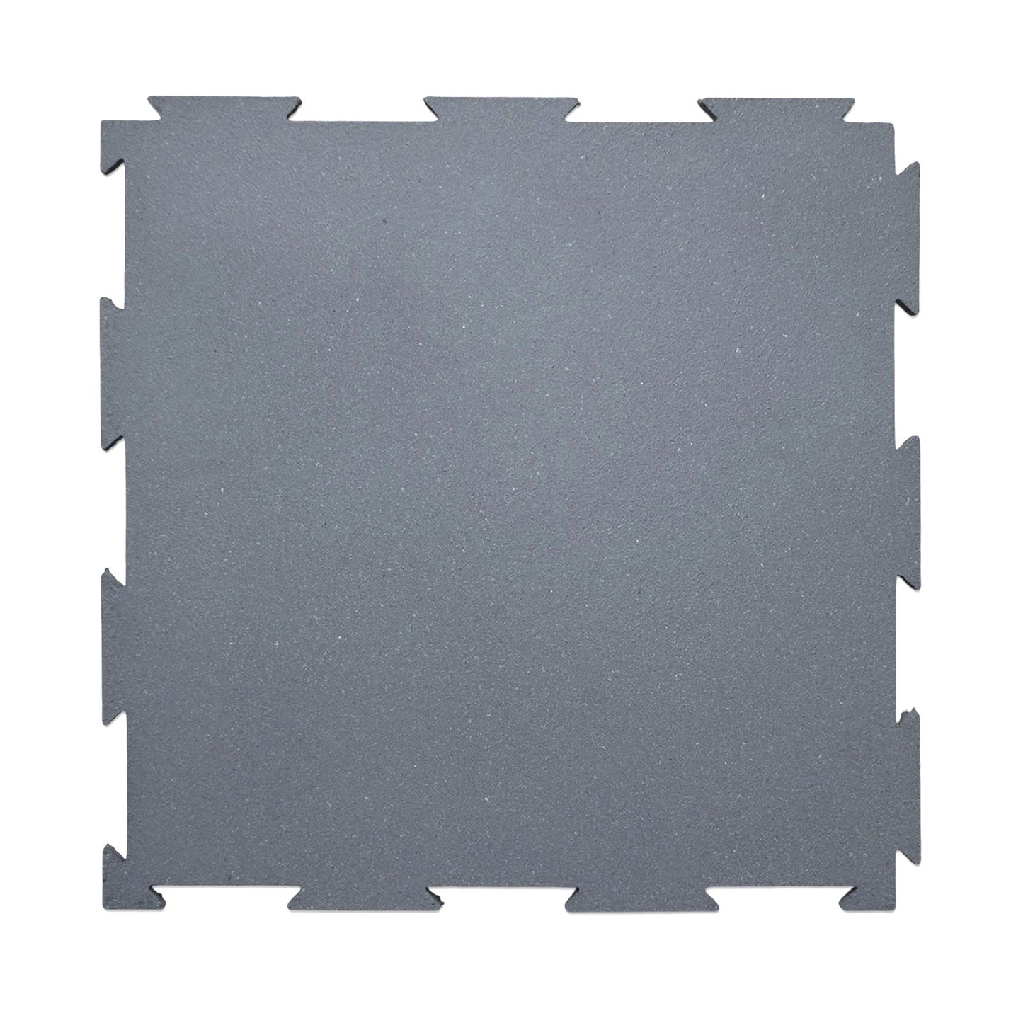 Piso de Caucho 50x50cm 7mm encastrable 1 m2 Gris