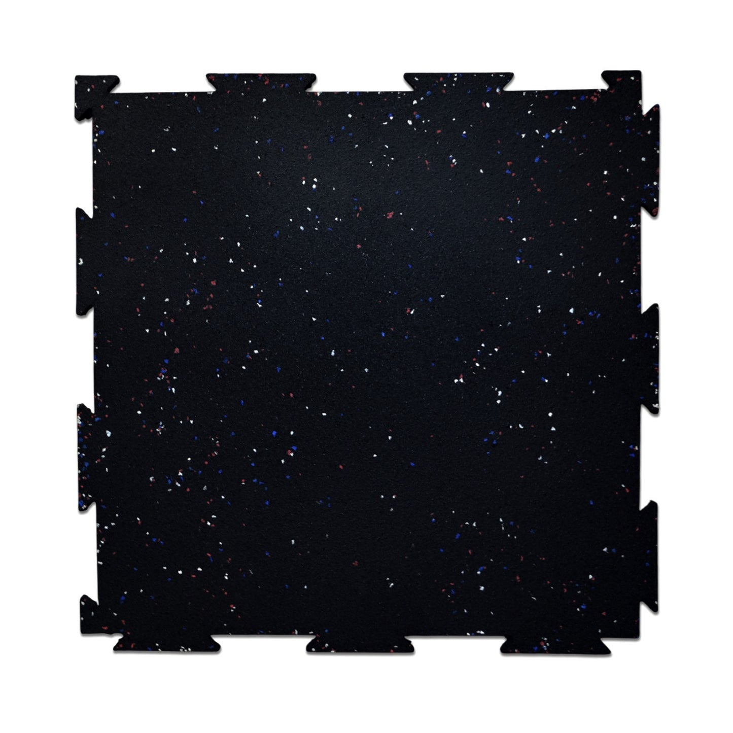 Piso de Caucho 50x50cm 7mm encastrable 1 m2 Chispas