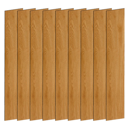 Piso Vinílico MIEL REQUIERE PEGAMENTO caja por 5.01 m2 (36 duelas) medidas 91.4x15.4 cm espesor 2 mm