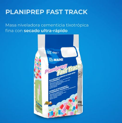 Mortero Para Alisar Pisos Planiprep Secado Rápido 4kg - 20m2