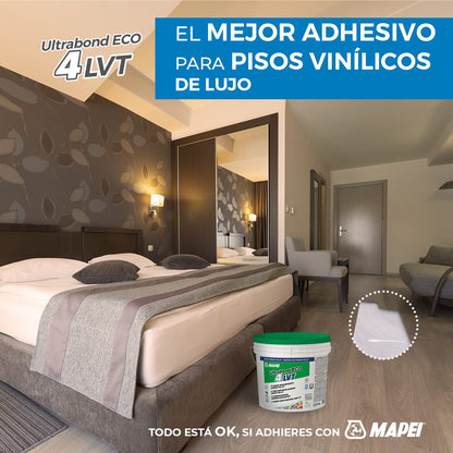 Pegamento Para Piso Vinílico Ultrabond Eco 4 Lvt 14kg rinde 48m2