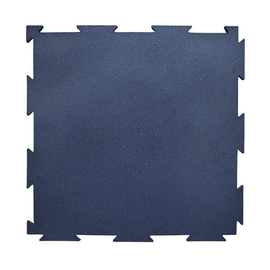 Piso de Caucho 50x50cm 7mm encastrable 1 m2 Azul